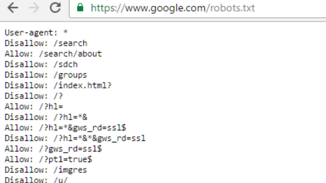 Robot txt hataları